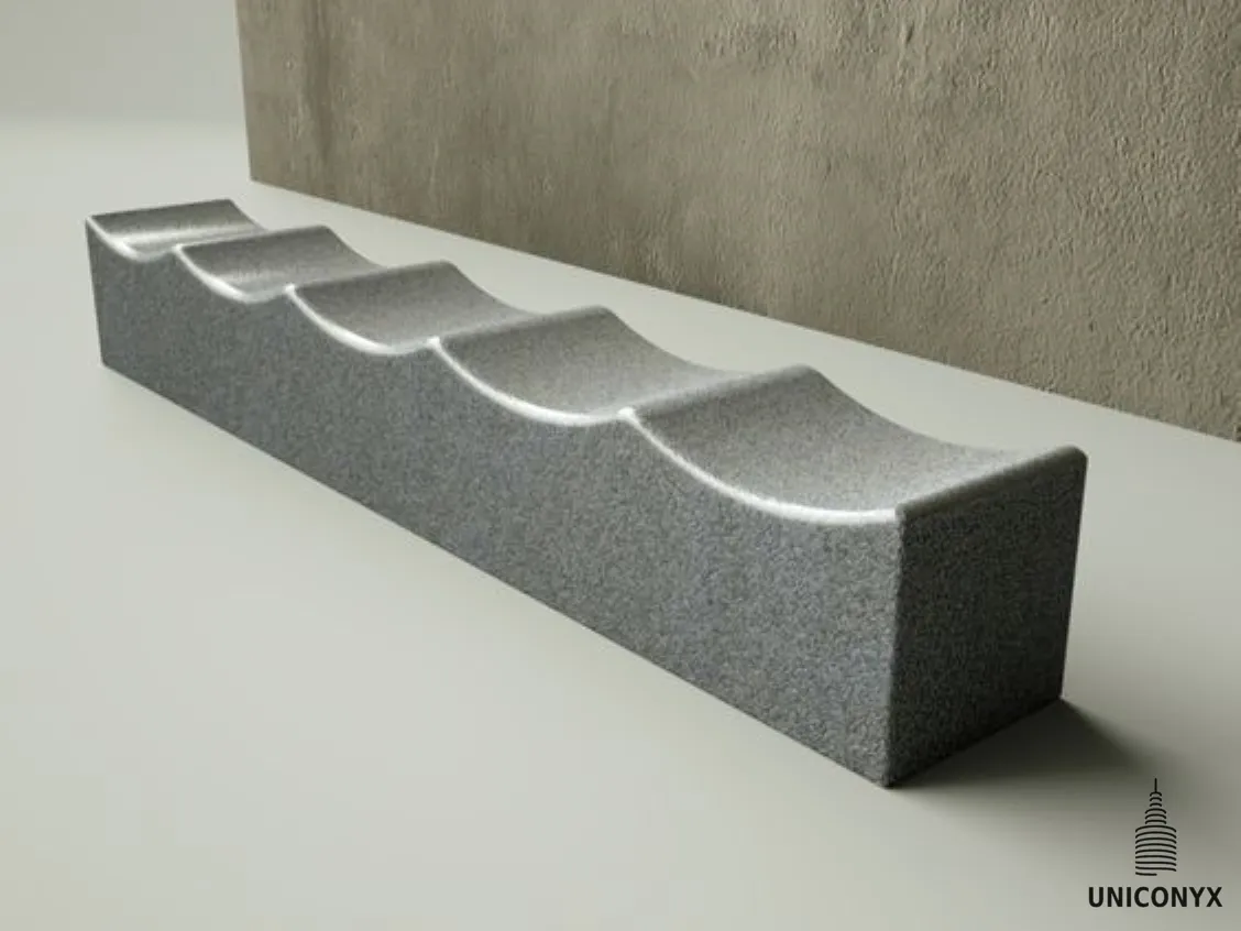 3D Model Cubic Bench