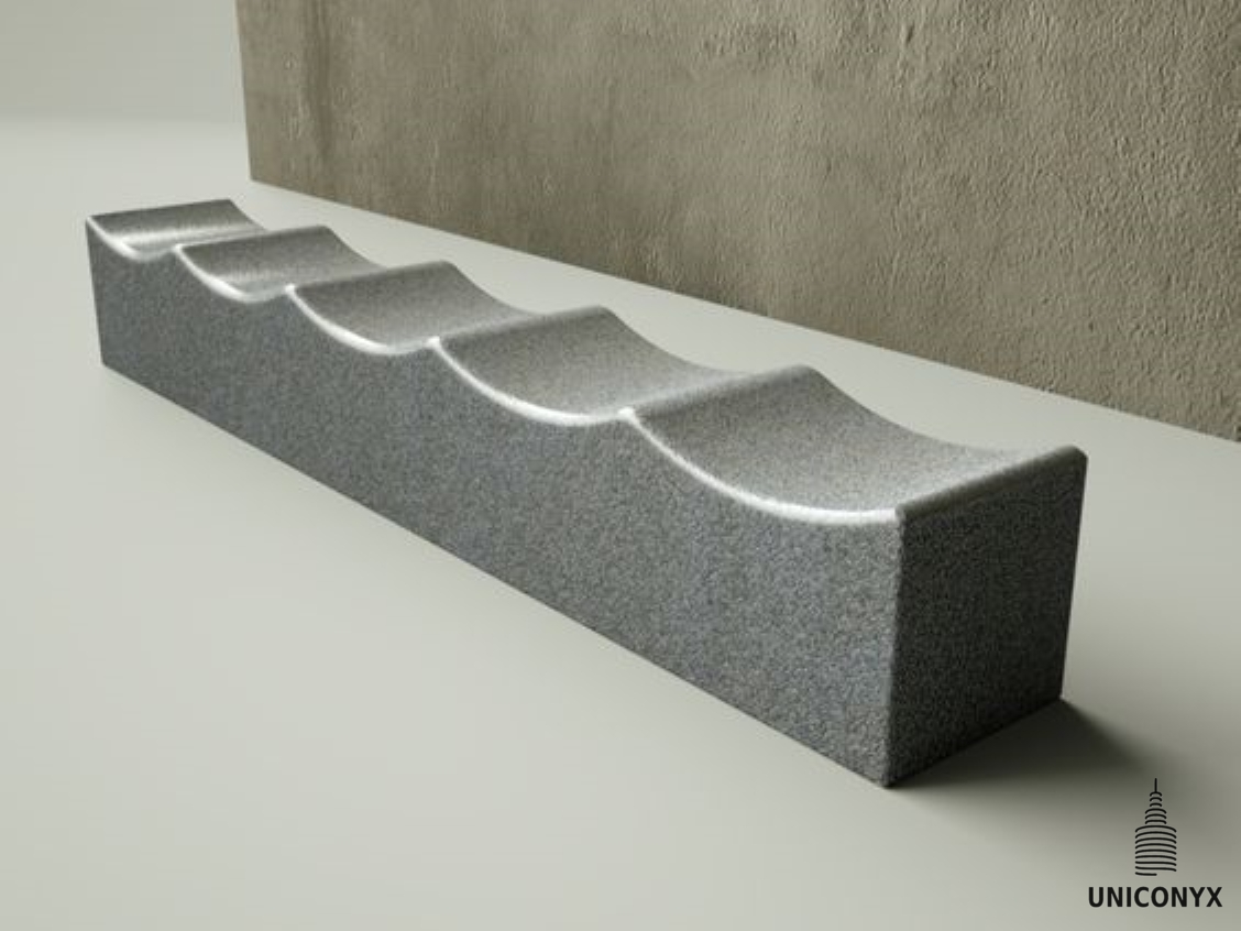 3D Model Cubic Bench