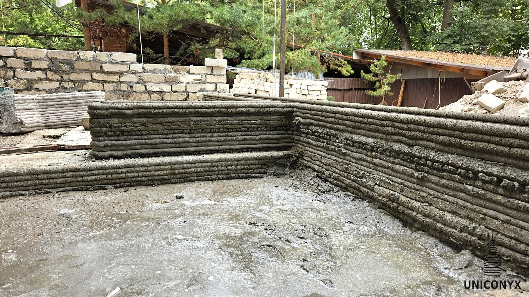 3D Printed House Walls