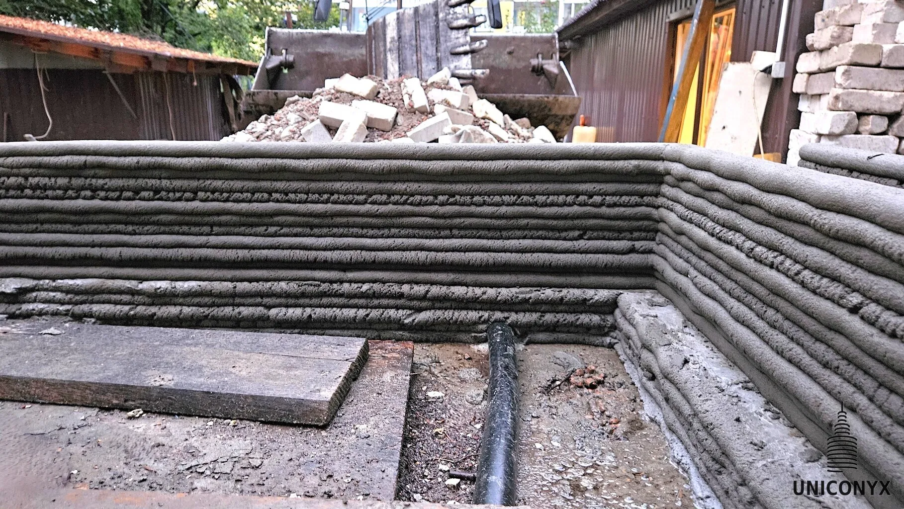 3D Printed House Walls